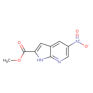 methyl 5-nitro-1H-pyrrolo[2,3-b]pyridine-2-carboxylate