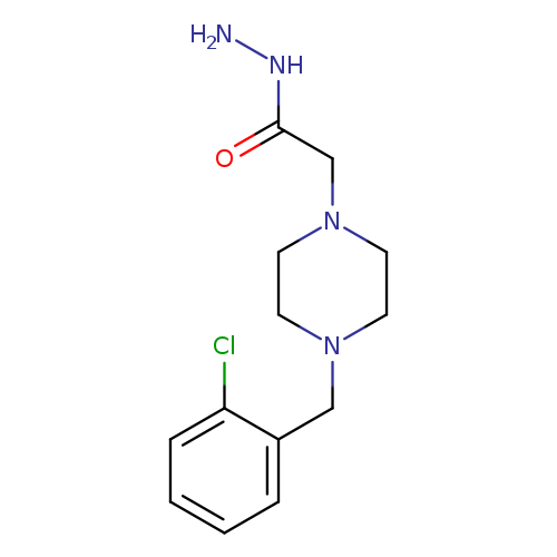 2-{4-[(2-chlorophenyl)methyl]piperazin-1-yl}acetohydrazide