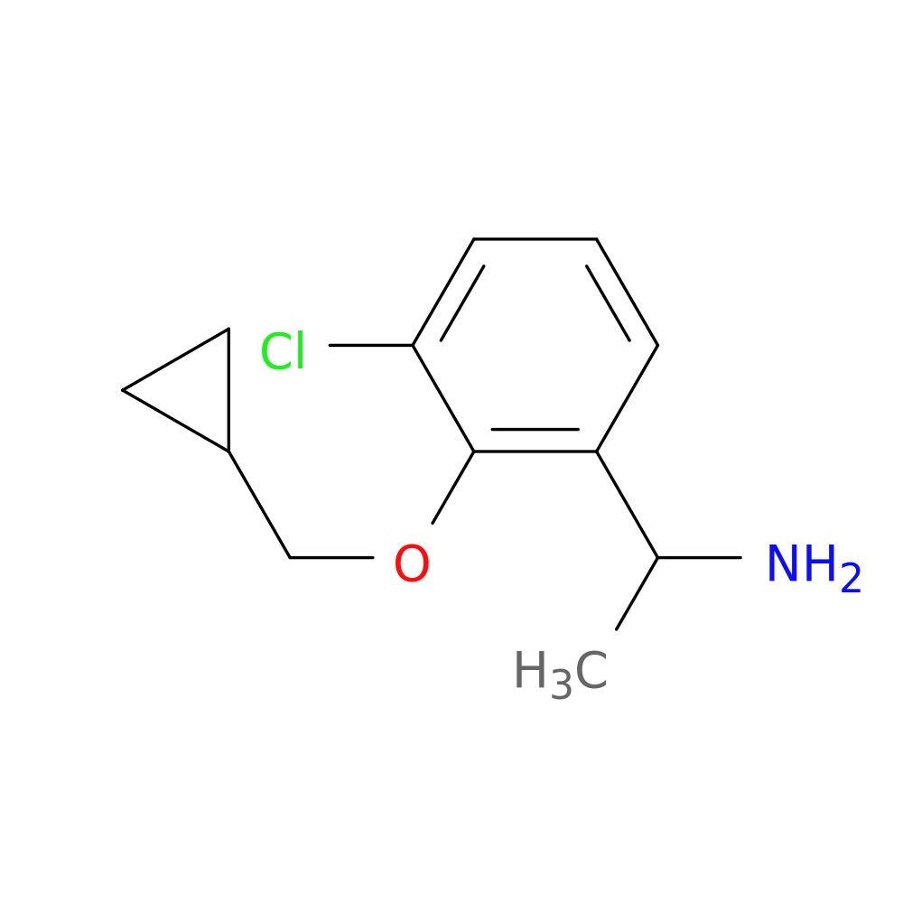 1-(3-Chloro-2-cyclopropylmethoxy-phenyl)-ethylamine