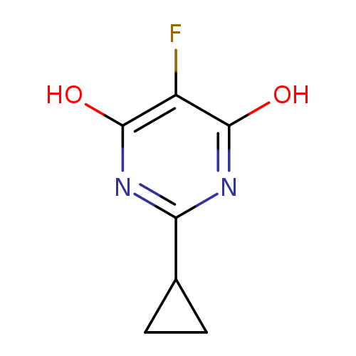 2-Cyclopropyl-5-fluoropyrimidine-4,6-diol