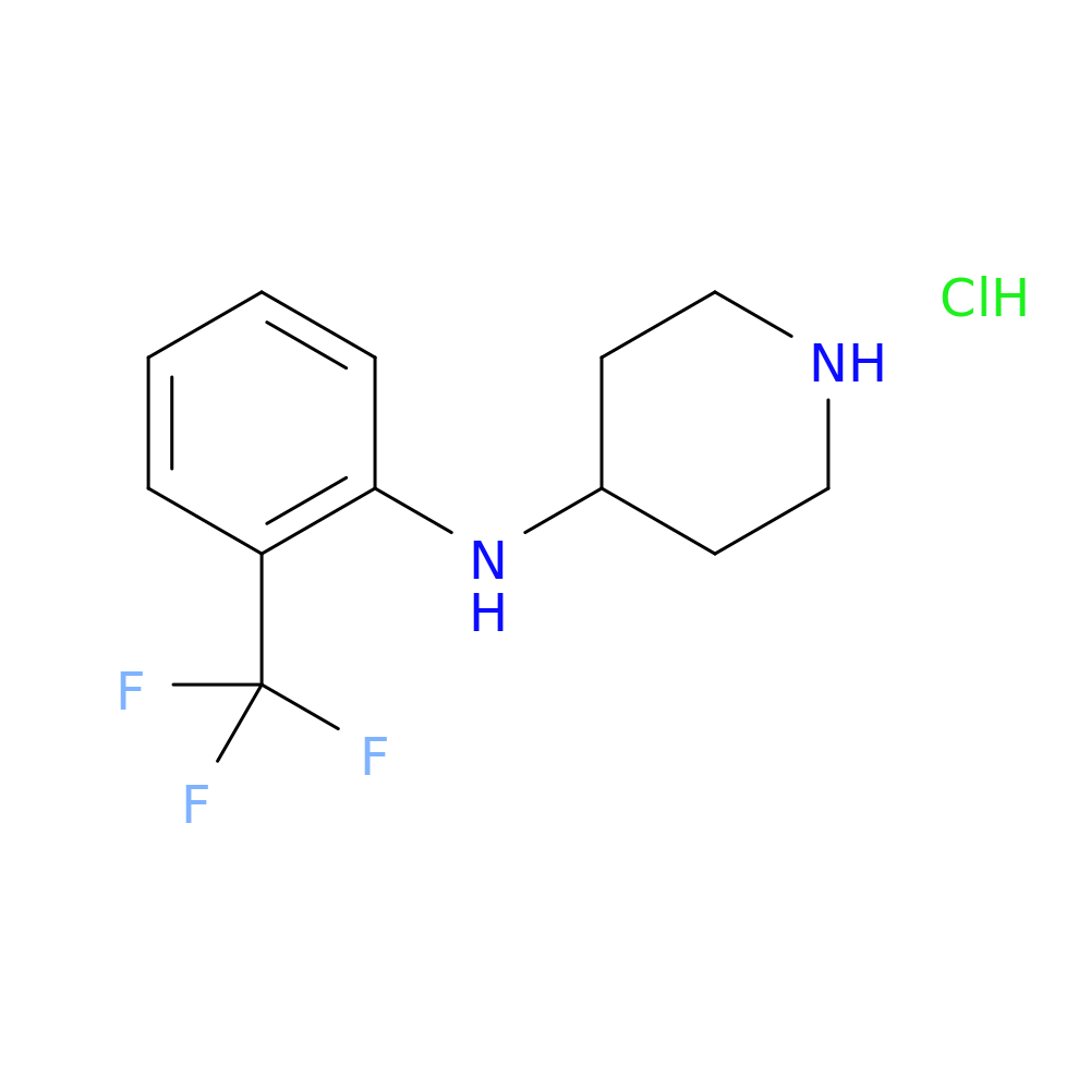 Piperidin-4-yl-(2-trifluoromethyl-phenyl)-amine dihydrochloride