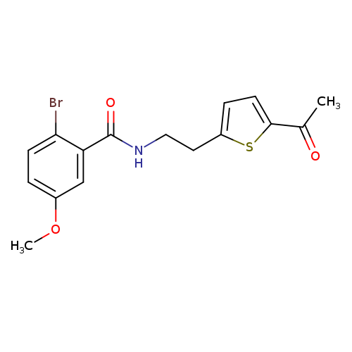 N-[2-(5-acetylthiophen-2-yl)ethyl]-2-bromo-5-methoxybenzamide