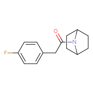 1-{7-azabicyclo[2.2.1]heptan-7-yl}-2-(4-fluorophenyl)ethan-1-one
