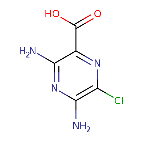 3,5-Diamino-6-chloropyrazine-2-carboxylic acid