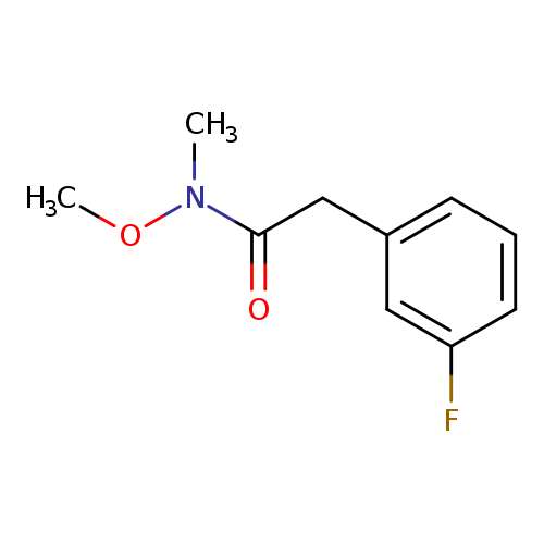 2-(3-FLUOROPHENYL)-N-METHOXY-N-METHYLACETAMIDE