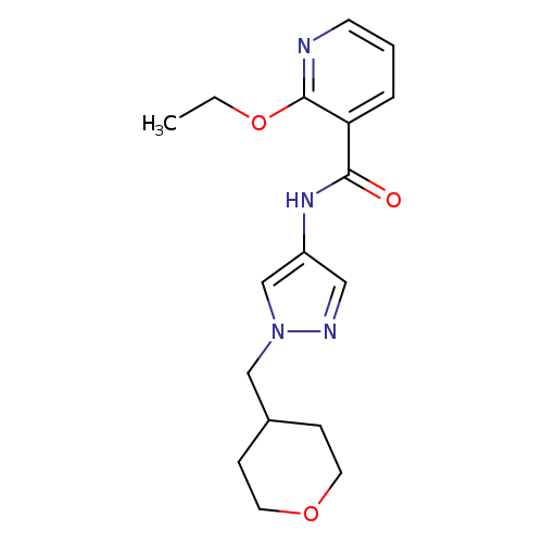 2-ethoxy-N-{1-[(oxan-4-yl)methyl]-1H-pyrazol-4-yl}pyridine-3-carboxamide