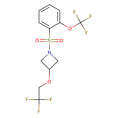 3-(2,2,2-trifluoroethoxy)-1-[2-(trifluoromethoxy)benzenesulfonyl]azetidine