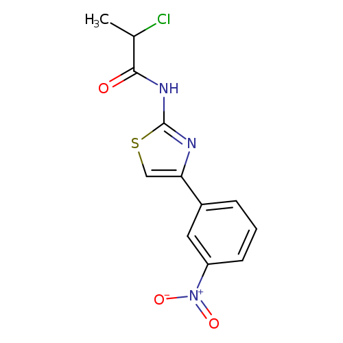 2-chloro-N-[4-(3-nitrophenyl)-1,3-thiazol-2-yl]propanamide