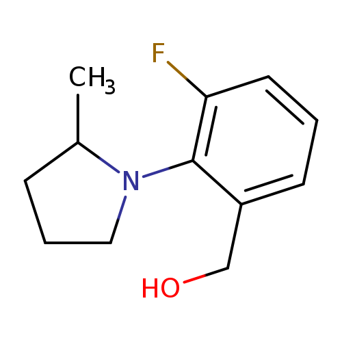 [3-fluoro-2-(2-methylpyrrolidin-1-yl)phenyl]methanol
