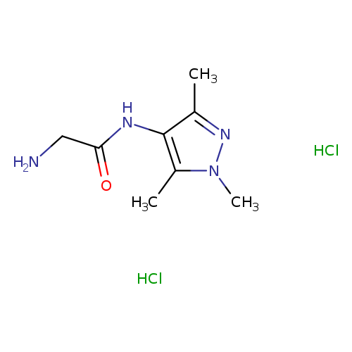 2-Amino-n-(1,3,5-trimethyl-1h-pyrazol-4-yl)acetamide dihydrochloride