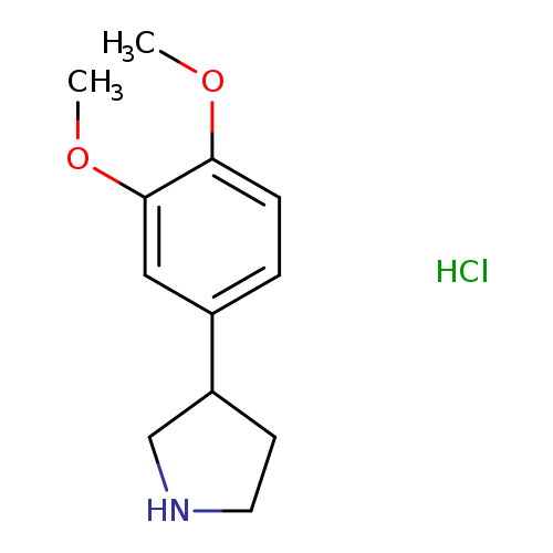 3-(3,4-Dimethoxyphenyl)pyrrolidine hydrochloride