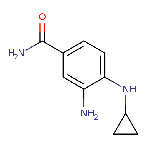 3-amino-4-(cyclopropylamino)benzamide