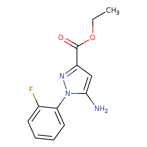 Ethyl 5-amino-1-(2-fluorophenyl)-1H-pyrazole-3-carboxylate