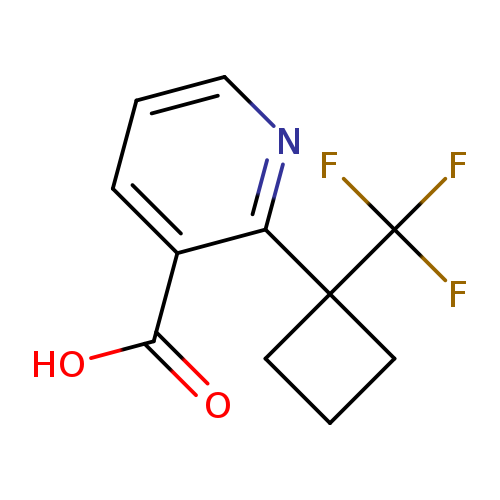 2-[1-(trifluoromethyl)cyclobutyl]pyridine-3-carboxylicacid