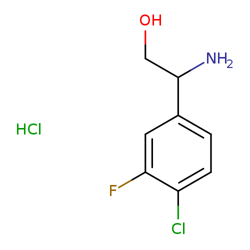 2-Amino-2-(4-chloro-3-fluorophenyl)ethan-1-ol hydrochloride