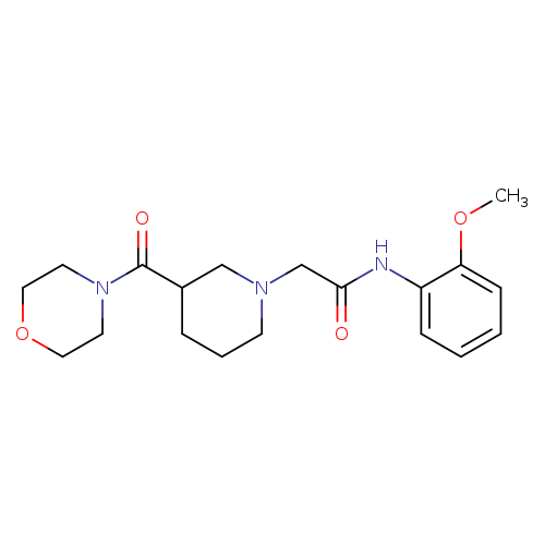 N-(2-methoxyphenyl)-2-[3-(morpholine-4-carbonyl)piperidin-1-yl]acetamide