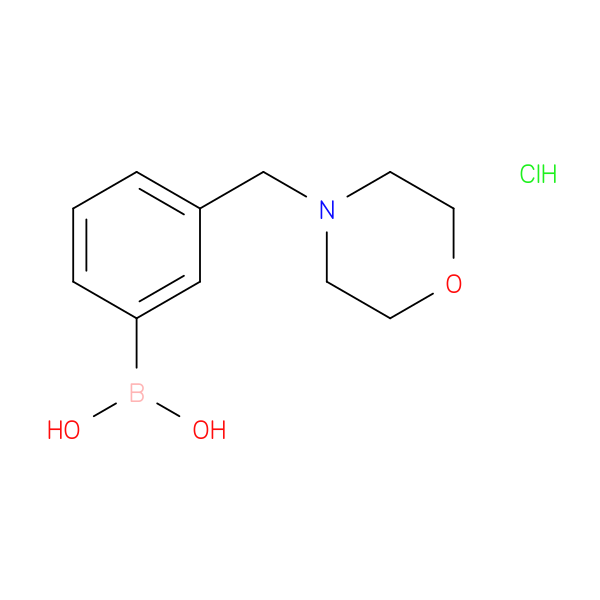 {3-[(morpholin-4-yl)methyl]phenyl}boronic acid hydrochloride