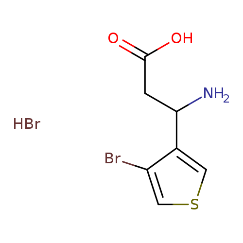 3-amino-3-(4-bromothiophen-3-yl)propanoicacidhydrobromide