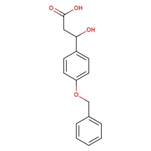 3-[4-(benzyloxy)phenyl]-3-hydroxypropanoic acid