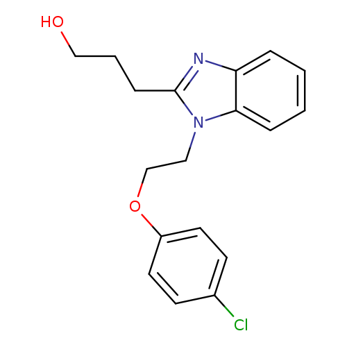 3-{1-[2-(4-chlorophenoxy)ethyl]-1H-1,3-benzodiazol-2-yl}propan-1-ol