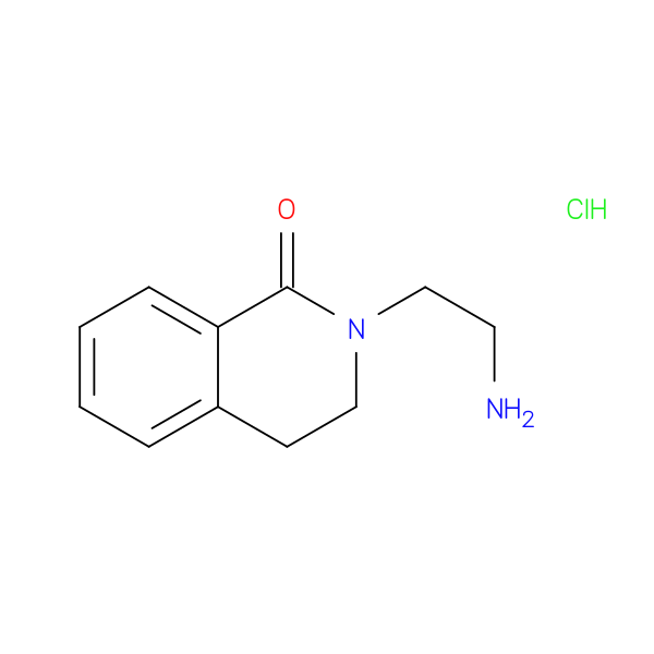 2-(2-aminoethyl)-1,2,3,4-tetrahydroisoquinolin-1-one hydrochloride