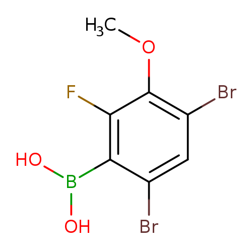 4,6-Dibromo-2-fluoro-3-methoxyphenylboronic acid