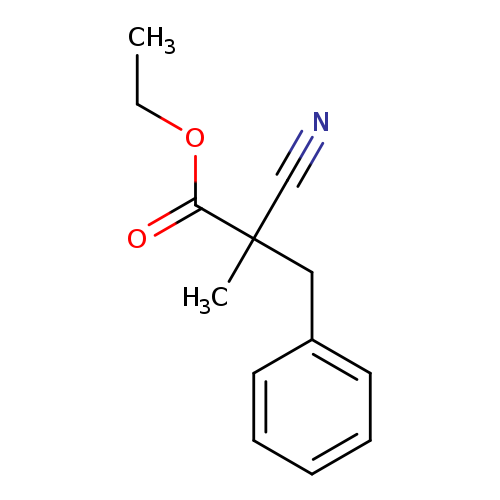 Ethyl 2-cyano-2-methyl-3-phenylpropanoate