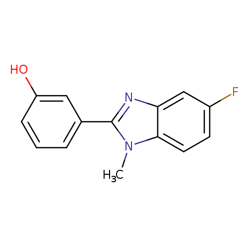 3-(5-fluoro-1-methyl-1H-1,3-benzodiazol-2-yl)phenol