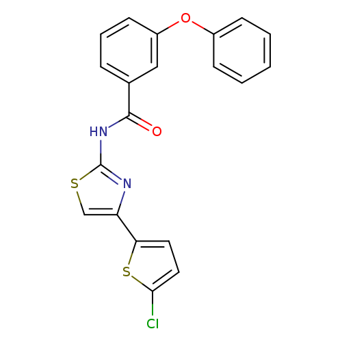N-[4-(5-chlorothiophen-2-yl)-1,3-thiazol-2-yl]-3-phenoxybenzamide