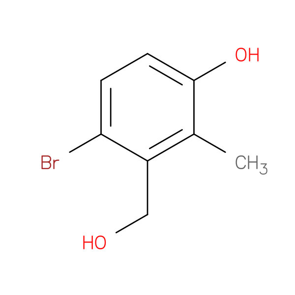 4-Bromo-3-(hydroxymethyl)-2-methylphenol