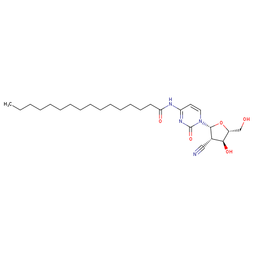 N-[1-(2-Cyano-2-deoxy-β-D-arabinofuranosyl)-1,2-dihydro-2-oxo-4-pyrimidinyl]hexadecanamide