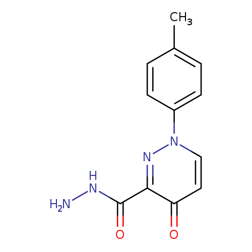 1-(4-methylphenyl)-4-oxo-1,4-dihydropyridazine-3-carbohydrazide