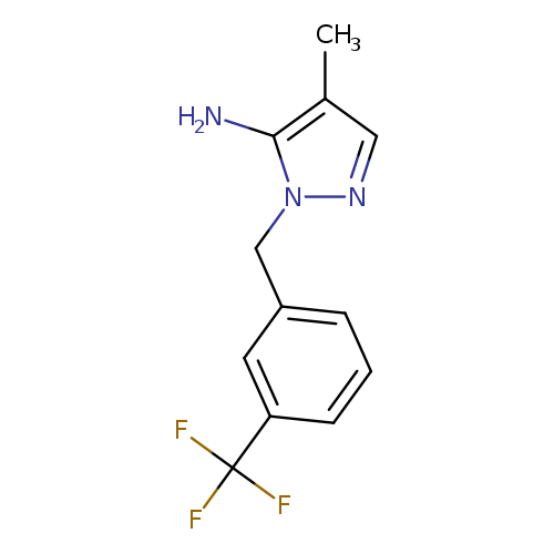 4-Methyl-1-[3-(trifluoromethyl)benzyl]-1H-pyrazol-5-amine
