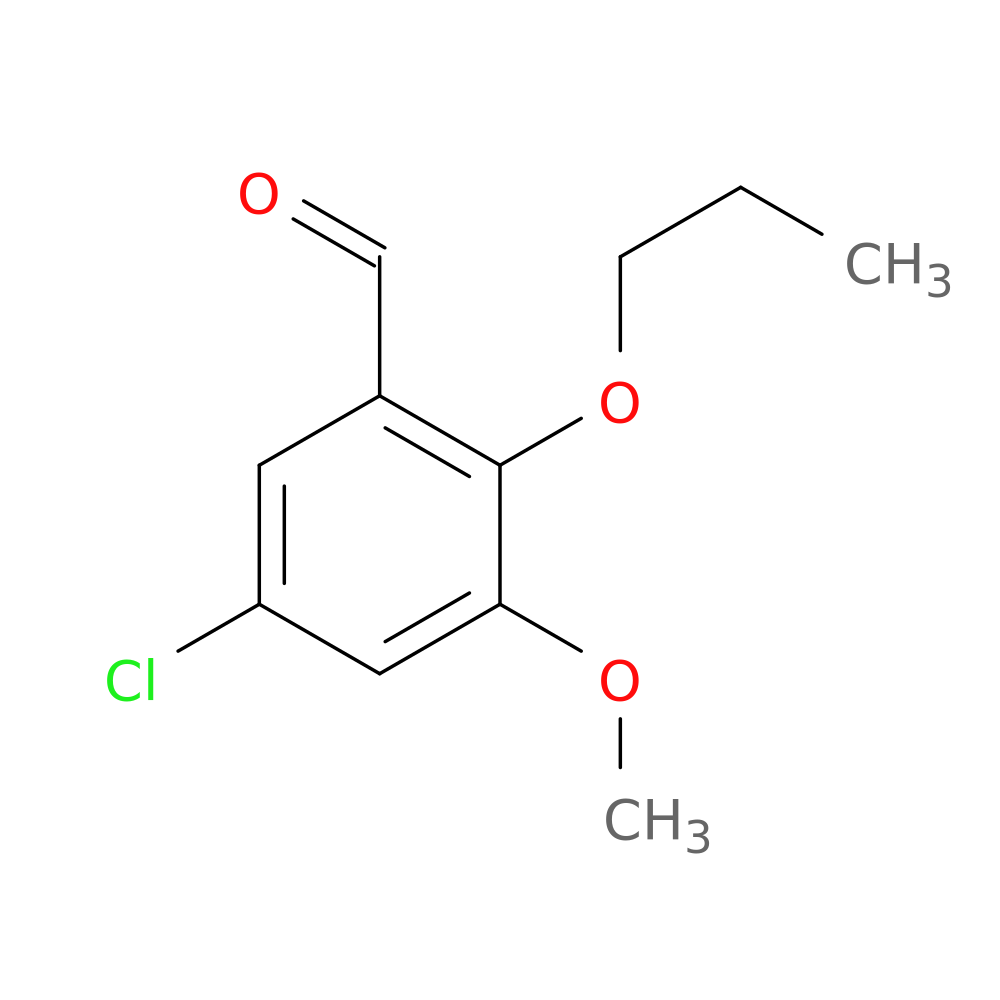 5-Chloro-3-methoxy-2-propoxybenzaldehyde