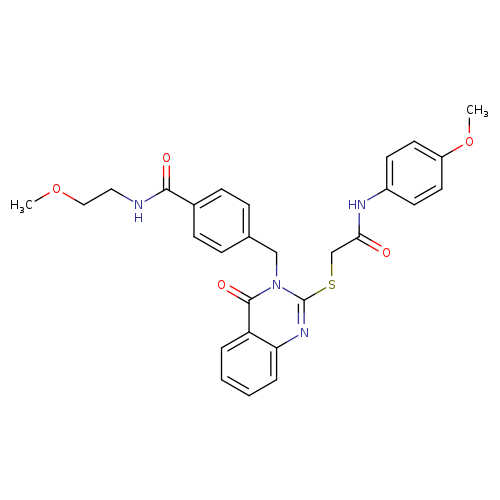 N-(2-methoxyethyl)-4-{[2-({[(4-methoxyphenyl)carbamoyl]methyl}sulfanyl)-4-oxo-3,4-dihydroquinazolin-3-yl]methyl}benzamide
