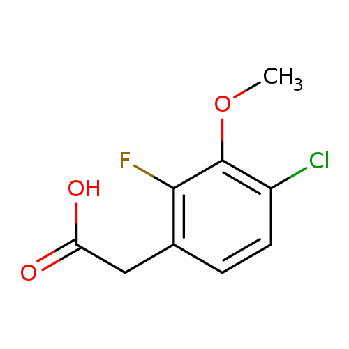 2-(4-Chloro-2-fluoro-3-methoxyphenyl)acetic acid