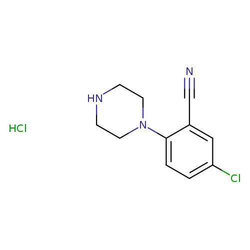5-chloro-2-(piperazin-1-yl)benzonitrilehydrochloride