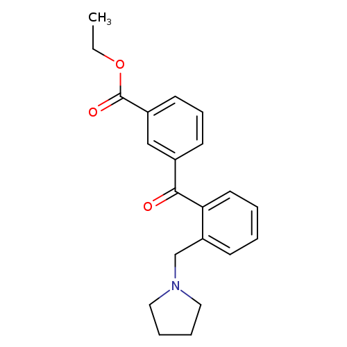 3'-Carboethoxy-2-pyrrolidinomethyl benzophenone