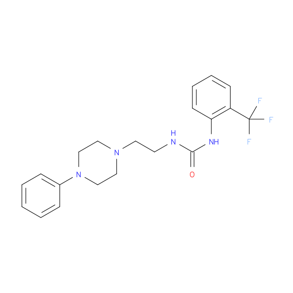 1-[2-(4-phenylpiperazin-1-yl)ethyl]-3-[2-(trifluoromethyl)phenyl]urea