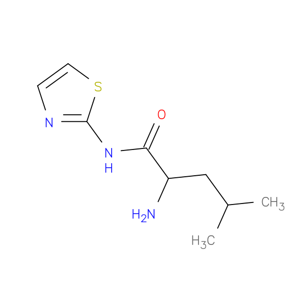 2-amino-4-methyl-N-(1,3-thiazol-2-yl)pentanamide
