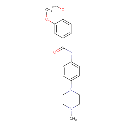 3,4-dimethoxy-N-[4-(4-methyl-1-piperazinyl)phenyl]benzamide