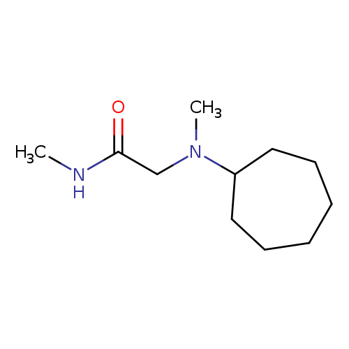 2-[cycloheptyl(methyl)amino]-N-methylacetamide