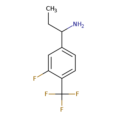 1-[3-Fluoro-4-(trifluoromethyl)phenyl]propylamine