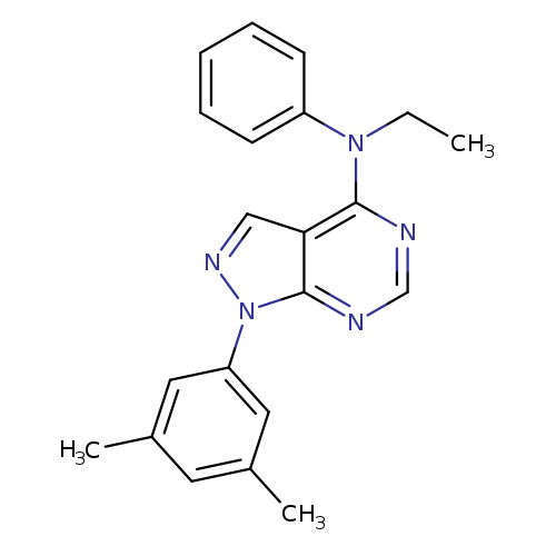 1-(3,5-dimethylphenyl)-N-ethyl-N-phenyl-1H-pyrazolo[3,4-d]pyrimidin-4-amine