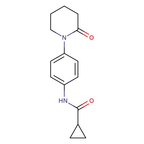 N-[4-(2-oxopiperidin-1-yl)phenyl]cyclopropanecarboxamide