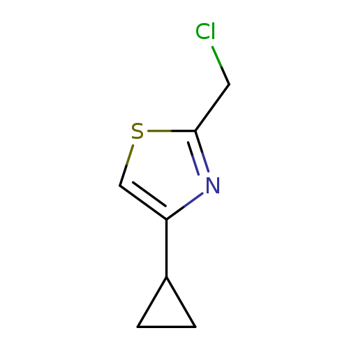 2-(chloromethyl)-4-cyclopropyl-1,3-thiazole