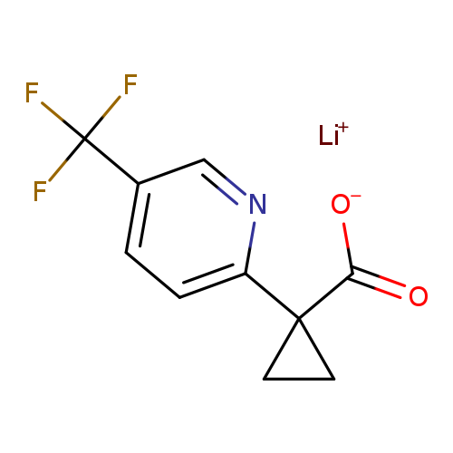 lithium(1+)1-[5-(trifluoromethyl)pyridin-2-yl]cyclopropane-1-carboxylate
