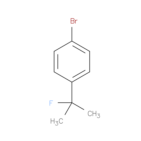 Benzene, 1-​bromo-​4-​(1-​fluoro-​1-​methylethyl)​-