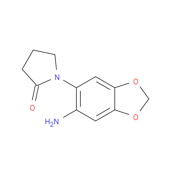 1-(6-Amino-1,3-benzodioxol-5-yl)pyrrolidin-2-one
