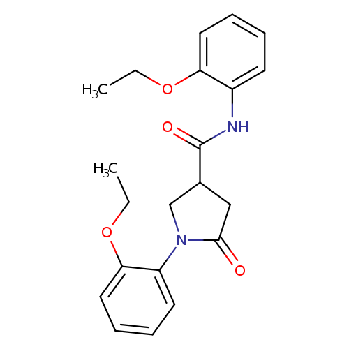 N,1-bis(2-ethoxyphenyl)-5-oxopyrrolidine-3-carboxamide